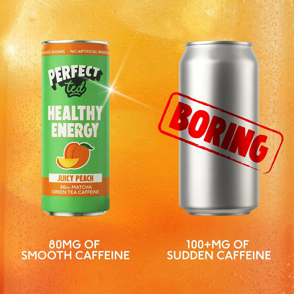 PerfectTed Energy Drink Apfel Himbeere 12 x verschiedene Sorten
