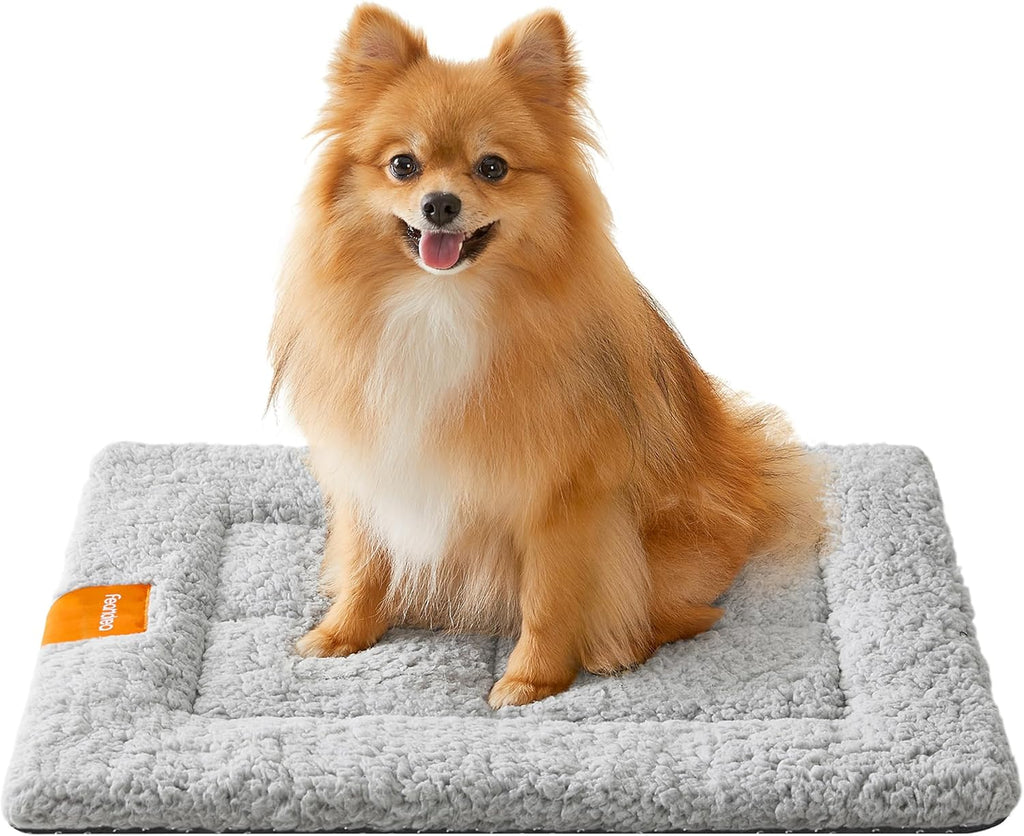 Feandrea Hundedecke 60x45 cm S rutschfest maschinenwaschbar hellgrau 45cm-75cm
