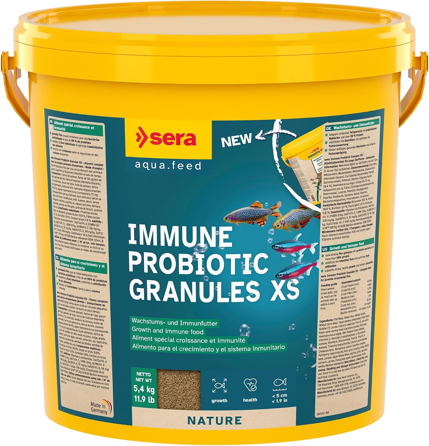 sera Immune Probiotic Granules XS Fischfutter bis 5 cm