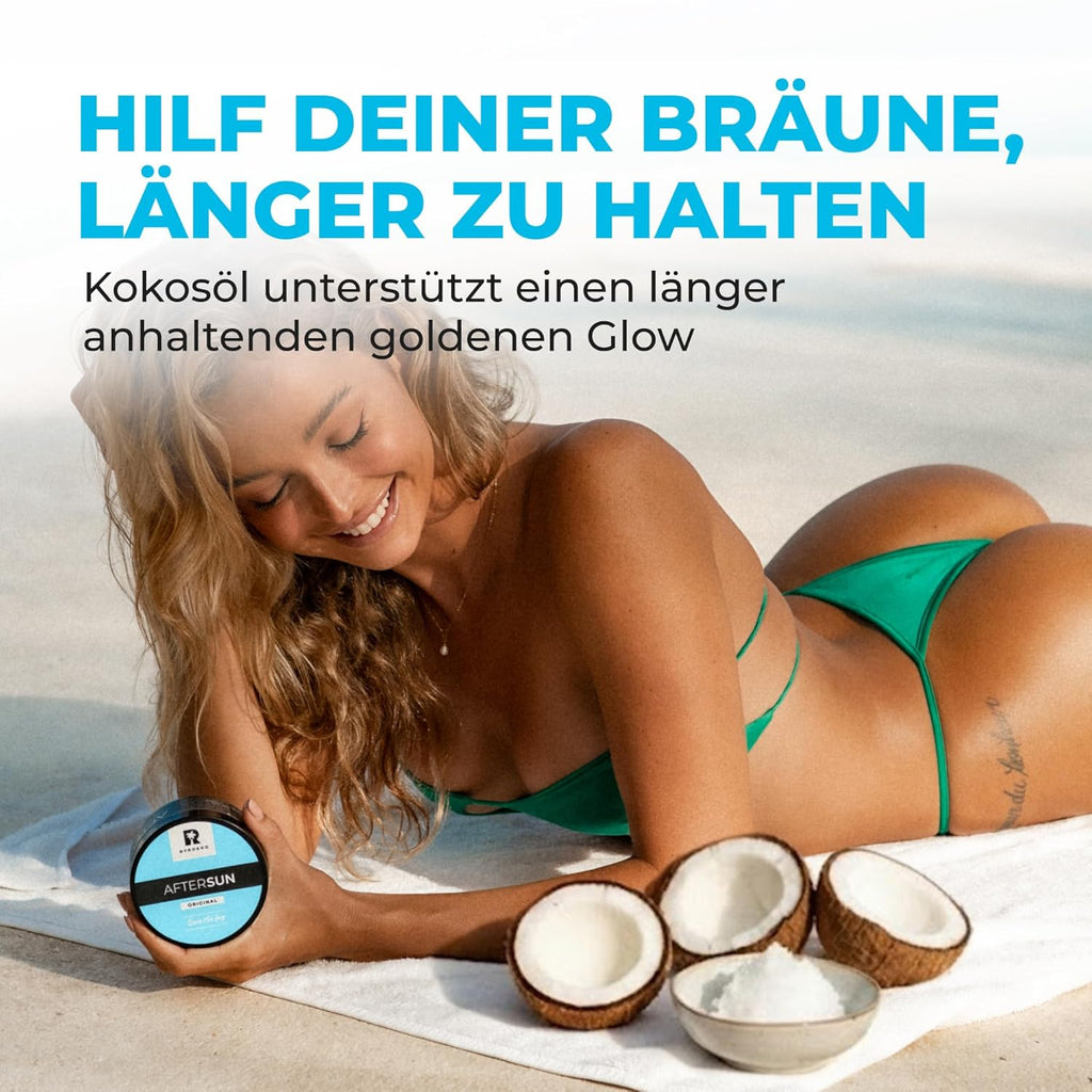BYROKKO After Sun Creme 195 ml mit Menthol Mangobutter Vitamin E vegan