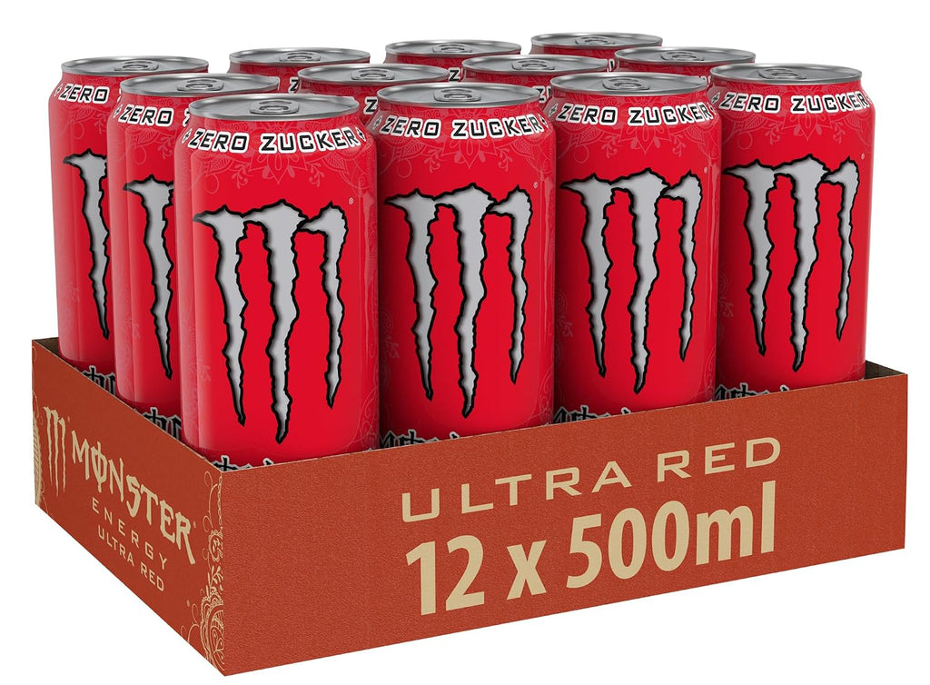 Monster Energy Ultra Fiesta Mango 12 x ohne Zucker, verschiedene Sorten