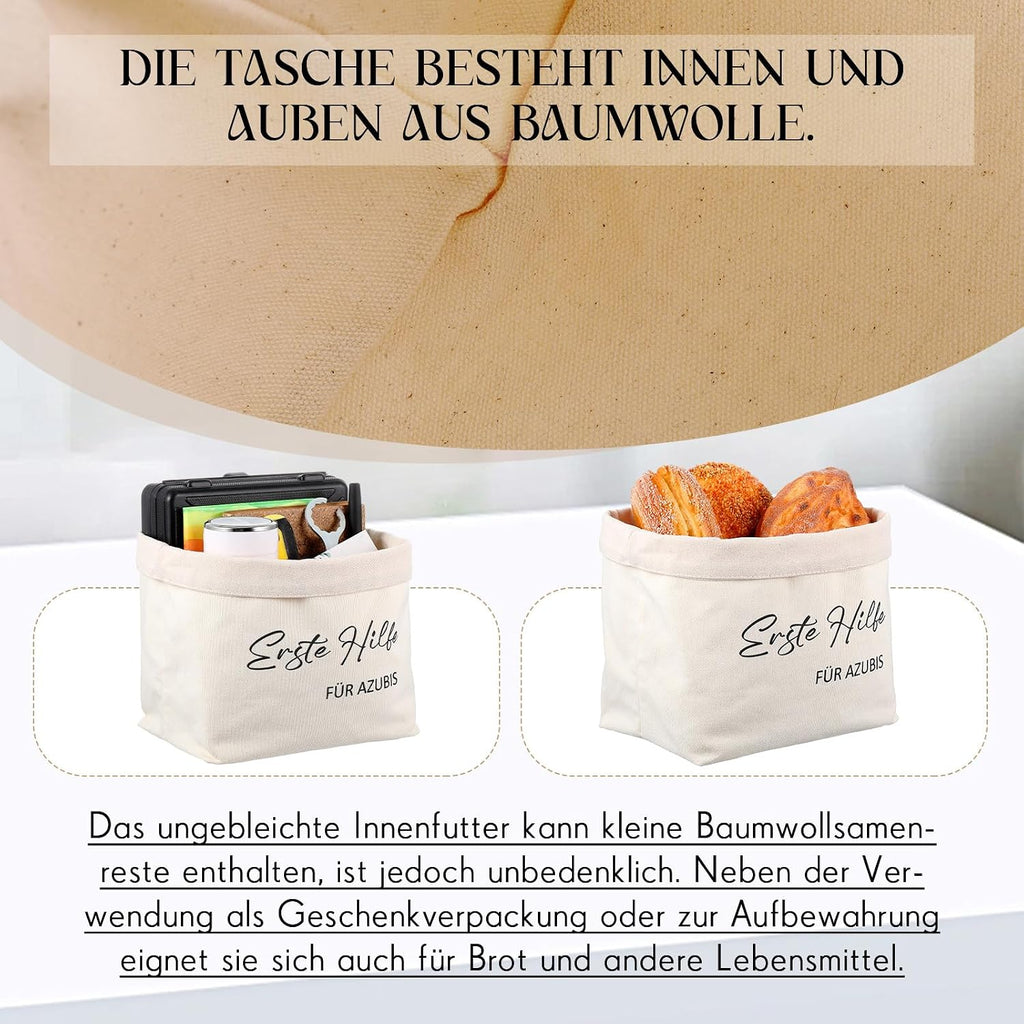 Sinmoe Brotkorb aus Stoff Camping Geschenkkorb Wohnmobil Wohnwagen Zubehoer