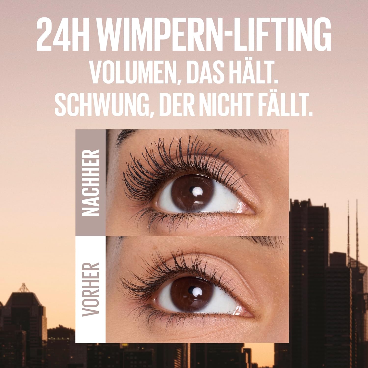 Maybelline New York Lash Sensational Mascara Black Volumen Wimperntusche