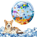 65 cm Wassermatte fuer Katzen und kleine Hunde, sensorisches Spielzeug