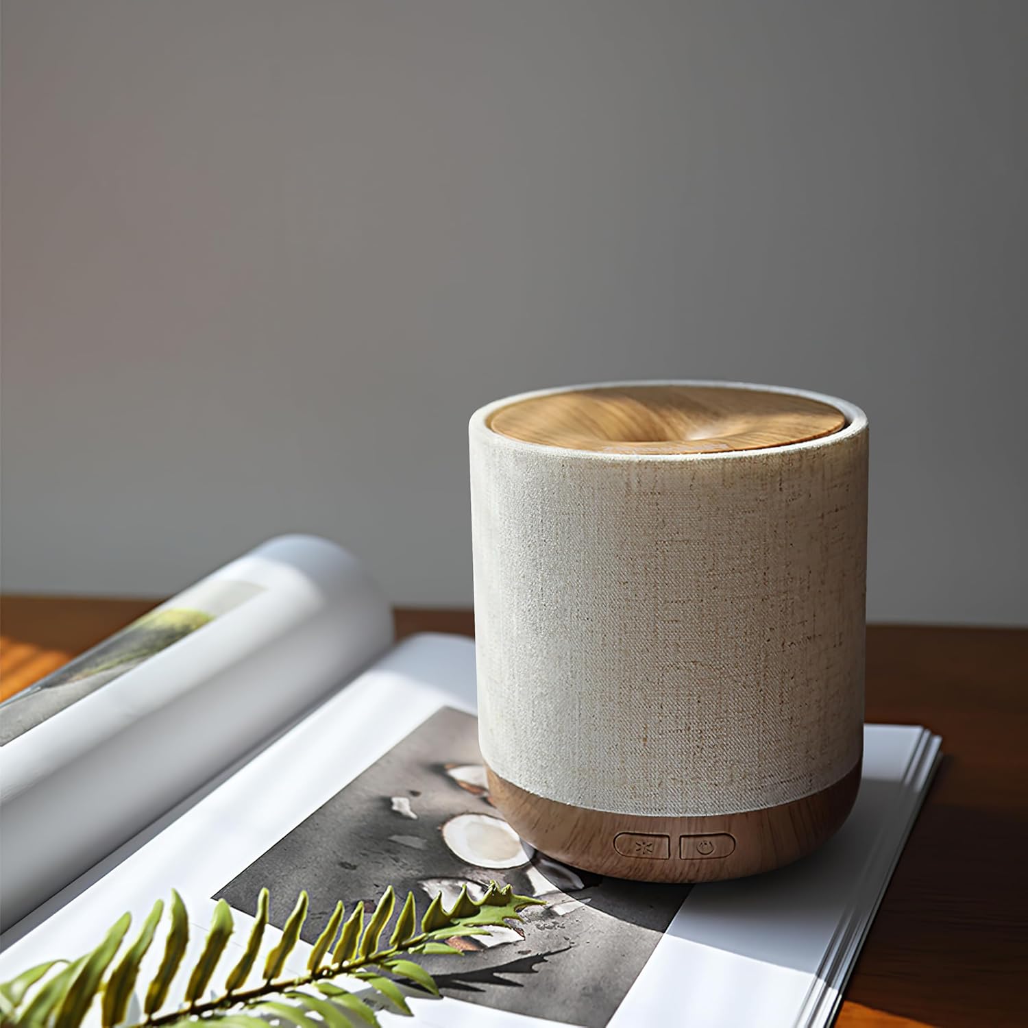 Aroma Diffuser 200 ml Ultraschall Duftdiffusor mit Nachtlicht, Leise