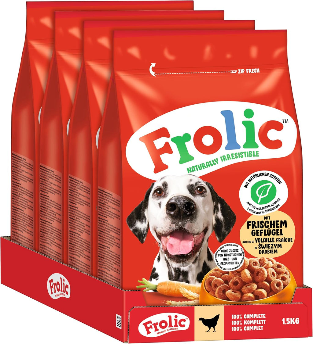 Frolic Hunde Trockenfutter verschiedene Sorten im praktischen Beutel