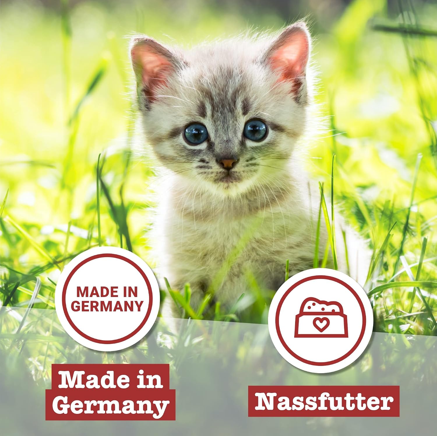 catz finefood Kitten Nassfutter 6x200g Multipack ohne Getreide Zucker