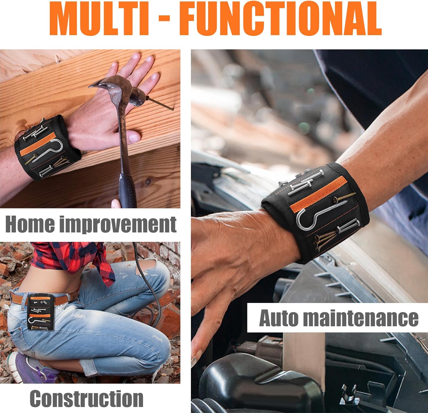 WEARXI Magnetarmband fuer Handwerker Herren Geschenk Papa Geburtstag Valentinstag