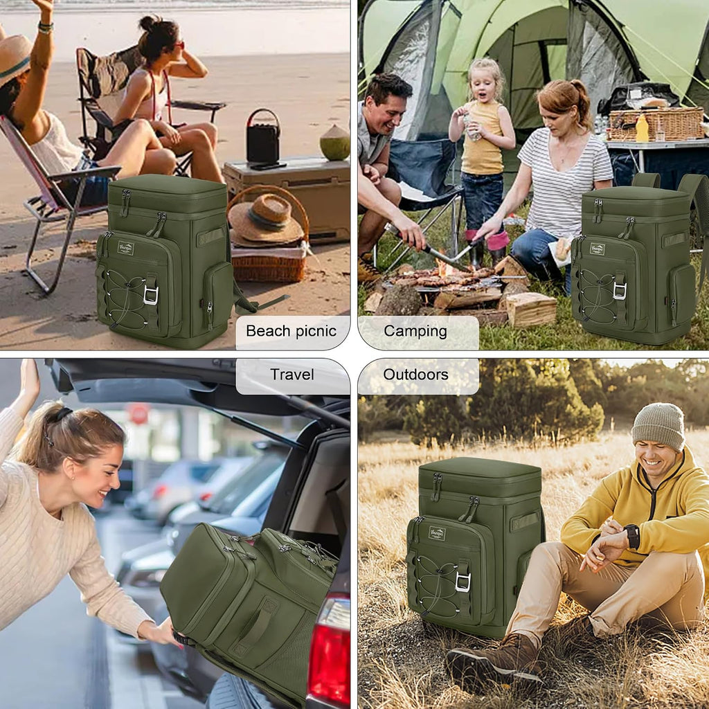 Kuehlrucksack wasserdicht Thermo-Kuehltasche Rucksack fuer Camping Picknick Str