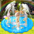Purpledi 170 cm Splash Pad Sprinkler Wasserspielmatte Kinder Anti-Rutsch
