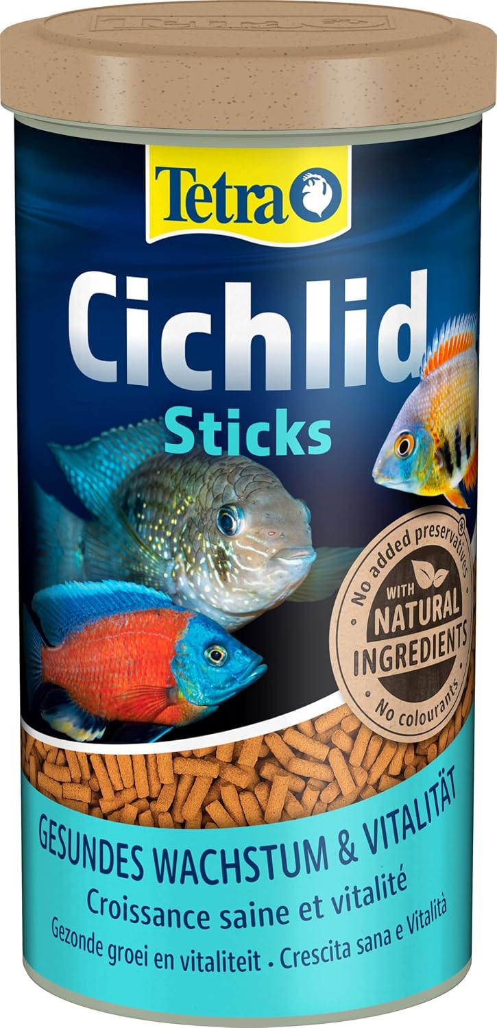 Tetra Cichlid Sticks schwimmendes Futter fuer grosse Cichliden