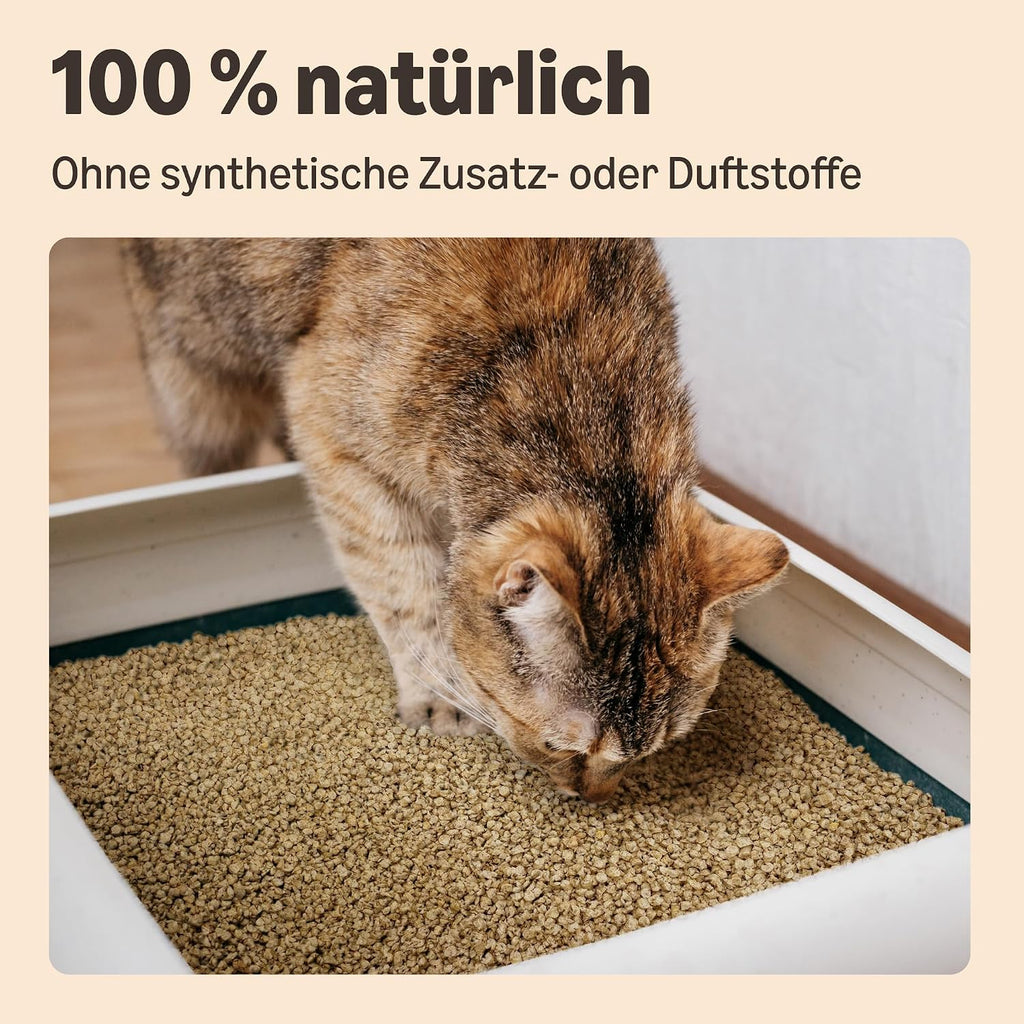 Bentonite Katzenstreu 10 L mit Babypuderduft verschiedene Sorten
