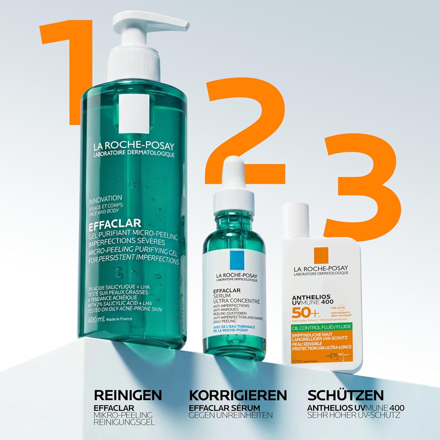 La Roche-Posay Anthelios UVmune 400 Oil Control Fluid LSF 50+ 50 ml Gesicht matt