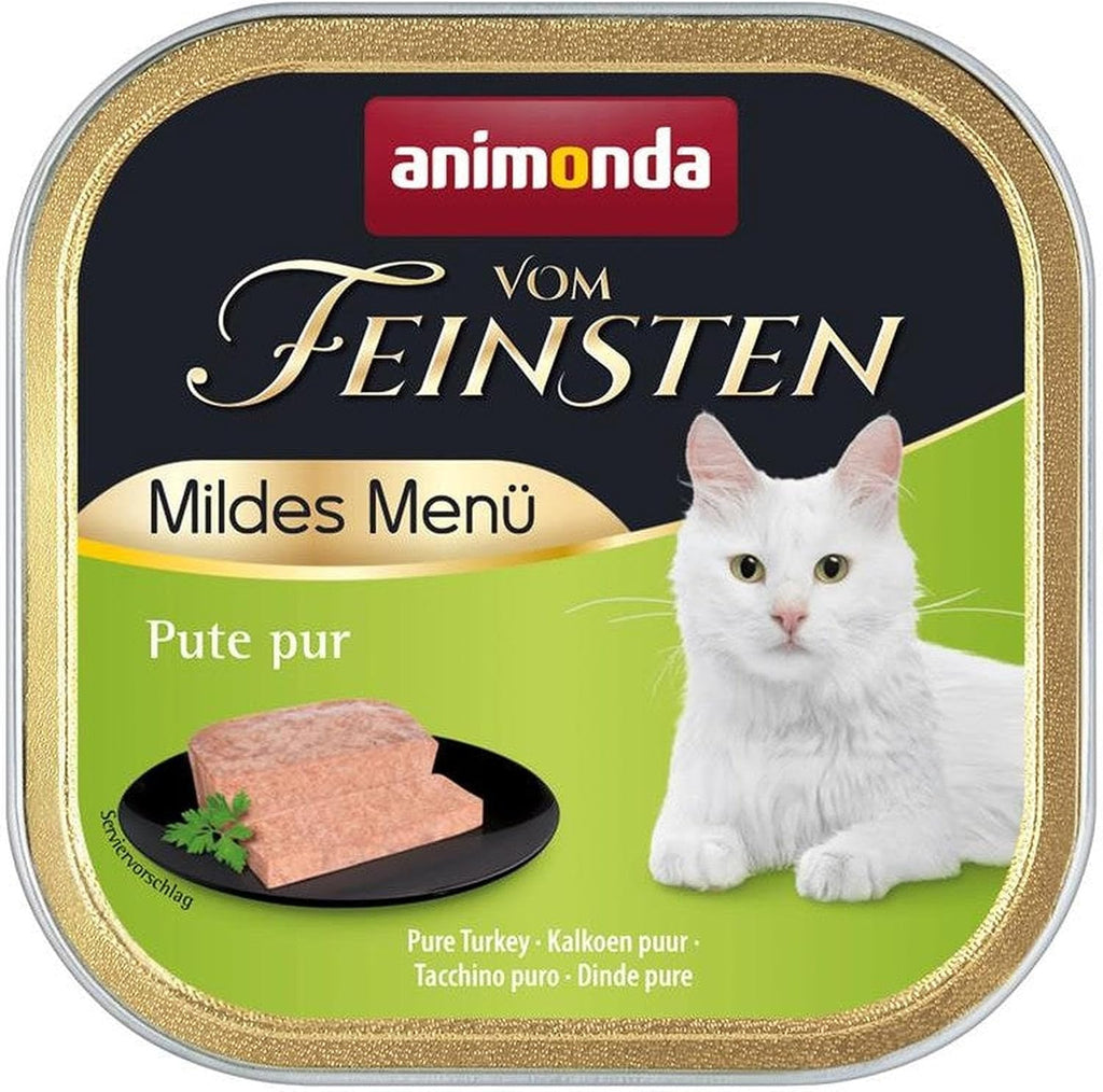 Animonda Vom Feinsten Mildes Menue Katzenfutter Pute 32x100g verschiedene Sorten