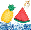 Pawaboo Hundespielzeug 2er Set Kauspielzeug Sommer Kuehlspielzeug Wassermelone An
