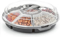 Spetebo Servierset 6 Schalen Ø33 cm Snack- und Dip-Transportbox mit Deckel