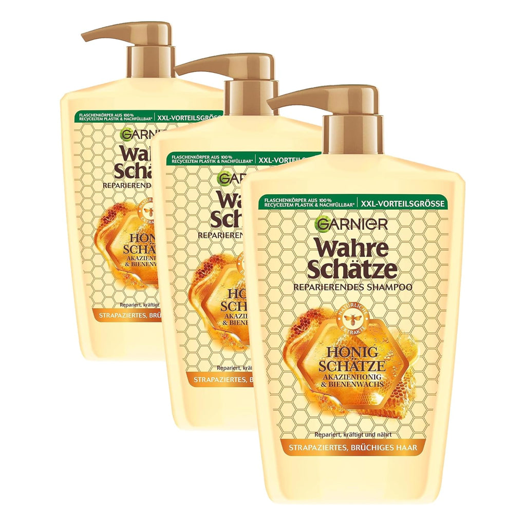 Garnier Wahre Schaetze Shampoo Honig Schaetze fuer strapaziertes Haar