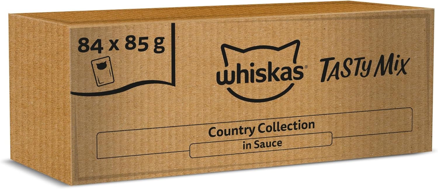 Whiskas Adult 1+ Katzennassfutter Tasty Mix Country Collection 84 x 85 g