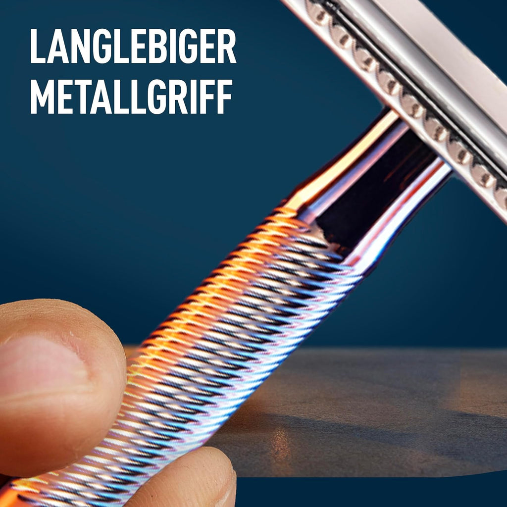 Gillette King C. Rasierklingen 100 Stueck kompatibel fuer Rasierhobel