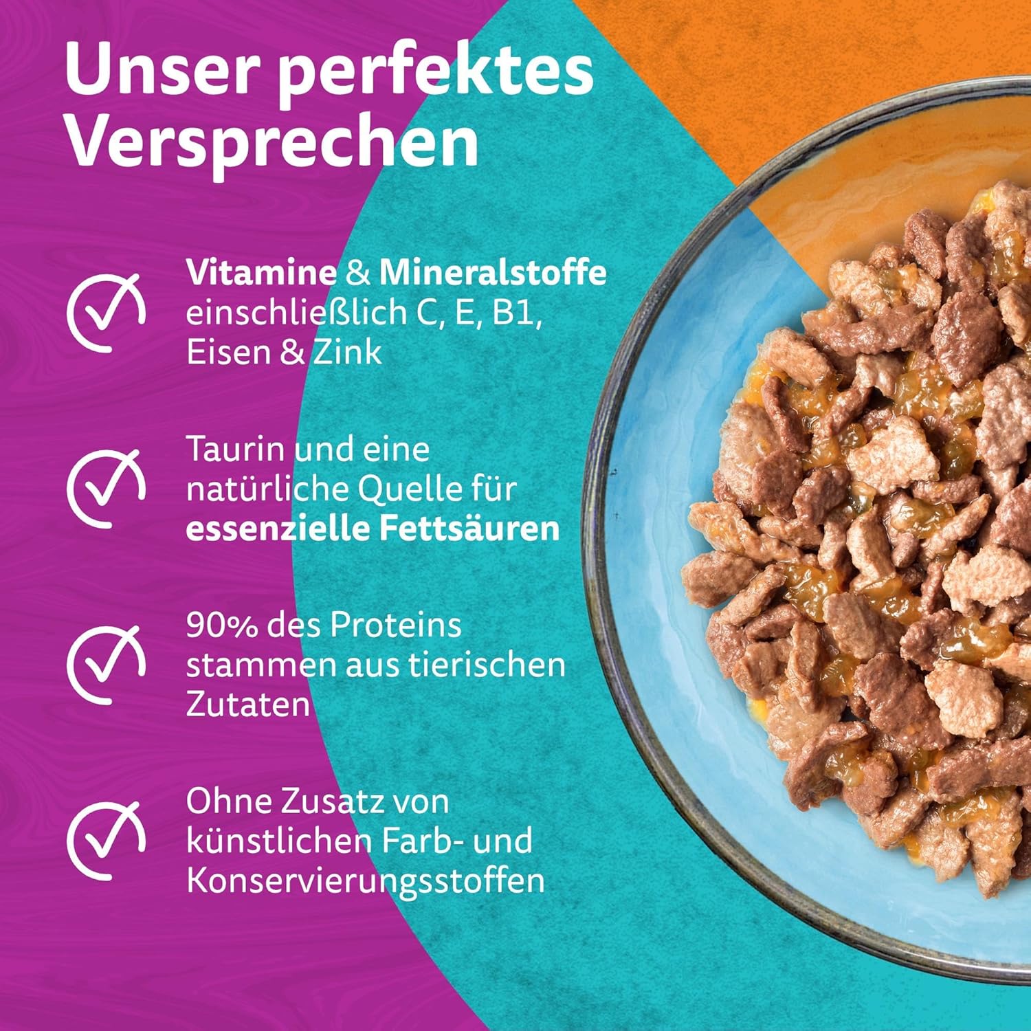Whiskas Adult 1+ Tasty Duo Surf & Turf 84x85g Nassfutter in Gelee