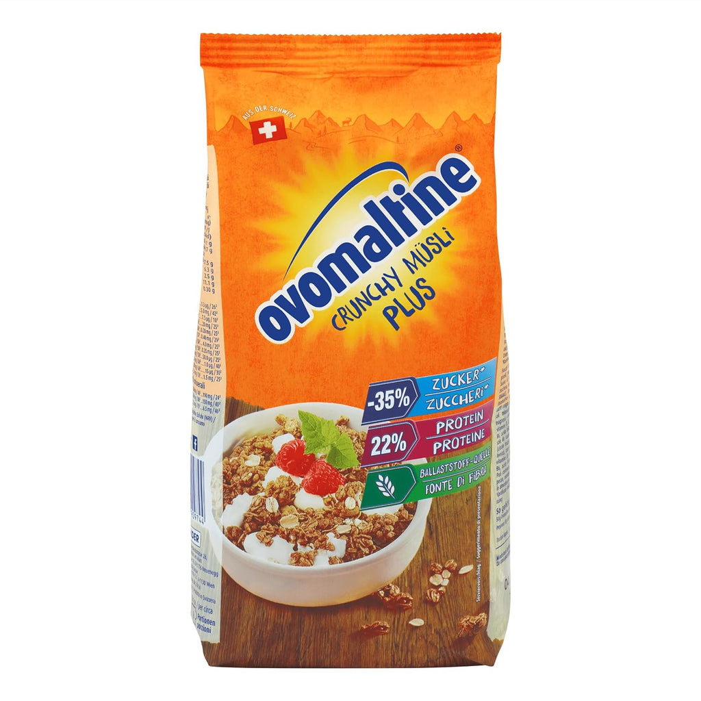 Ovomaltine Crunchy Protein Muesli Cerealien