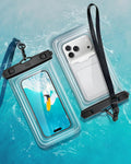YOSH wasserdichte Handytasche bis 8,5" 2er Set fuer Bootfahren Unterwasser iPhone