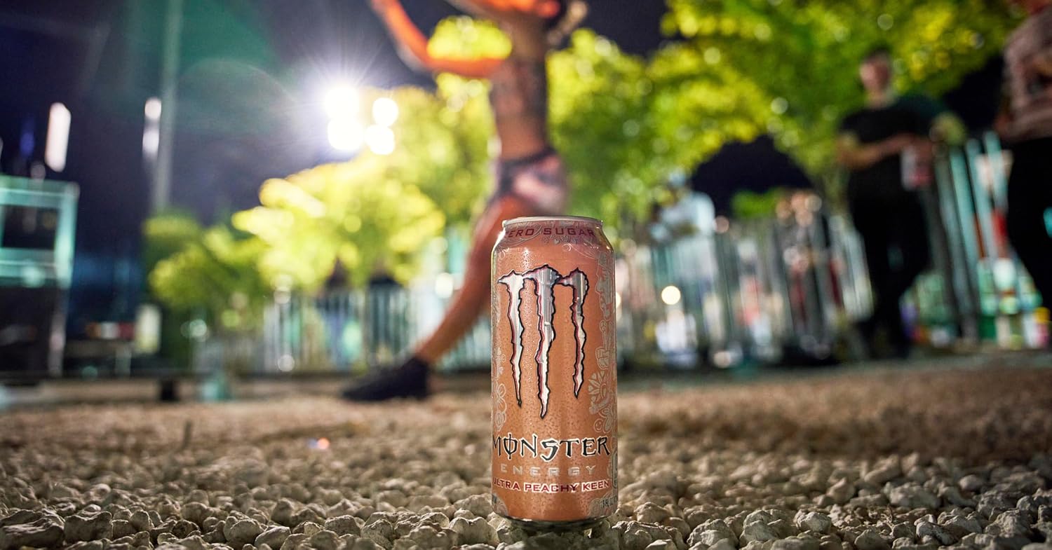 Monster Energy Ultra Peachy Keen 12 x 500 ml Pfirsich Energy Drink zuckerfrei