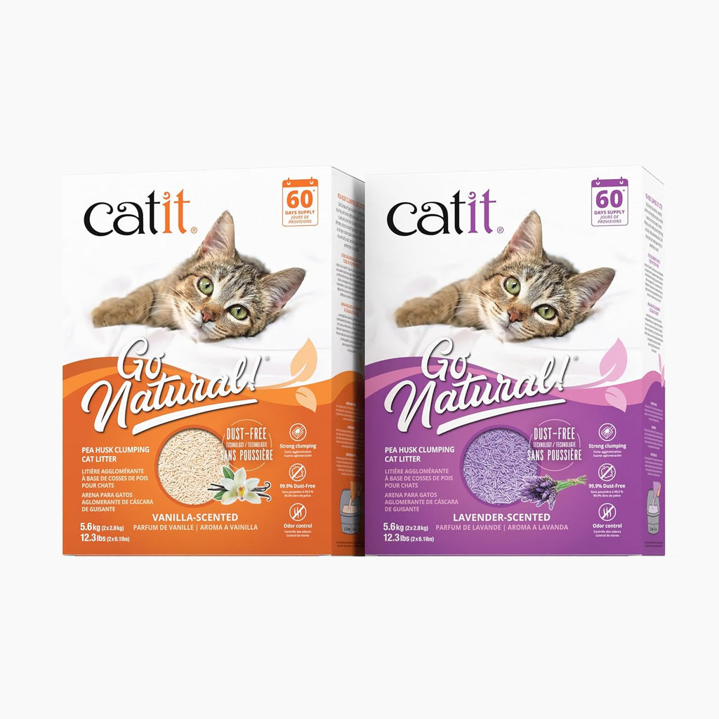 Catit Go Natural Katzenstreu 2,8kg klumpend staubfrei verschiedene Sorten
