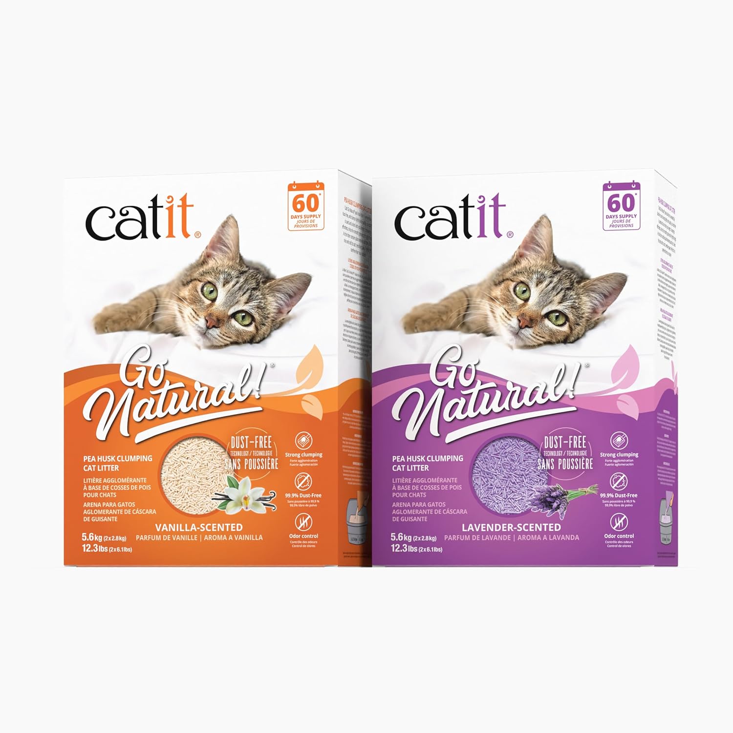 Catit Go Natural Katzenstreu 2,8kg klumpend staubfrei verschiedene Sorten