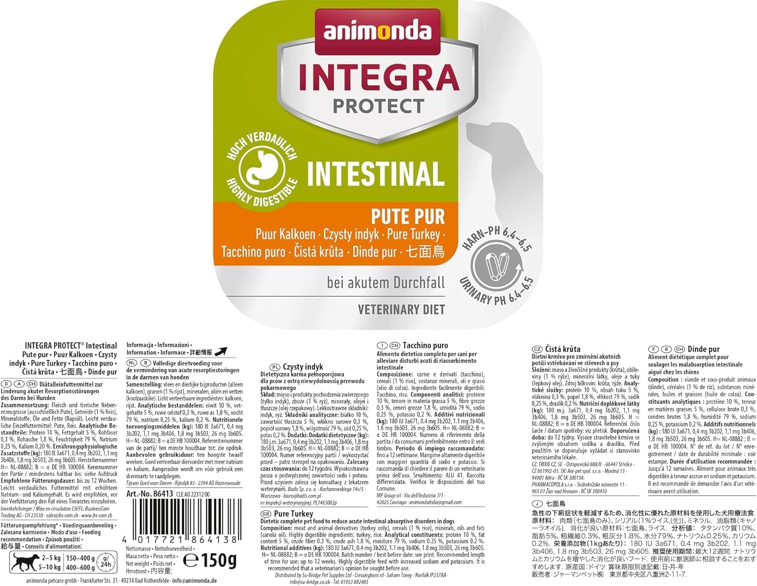 animonda INTEGRA PROTECT Hundefutter Renal Schwein 11x150g verschieden