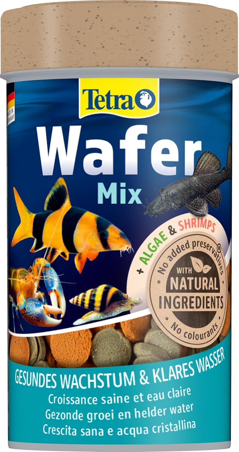 Tetra Wafer Mix Fischfutter fuer Bodenfische, Welse und Krebse