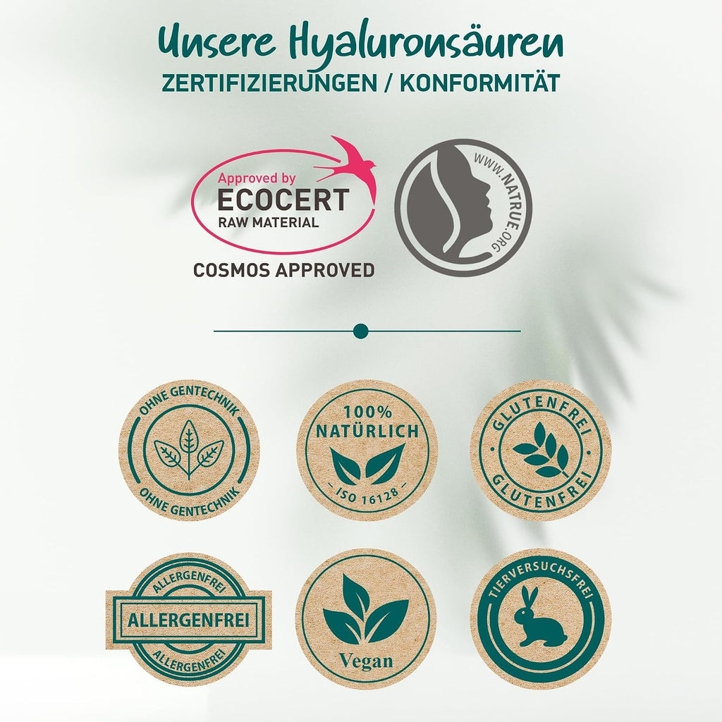 Hyaluron Q10 Creme 100 ml Tages- und Nachtcreme Anti-Falten Bio
