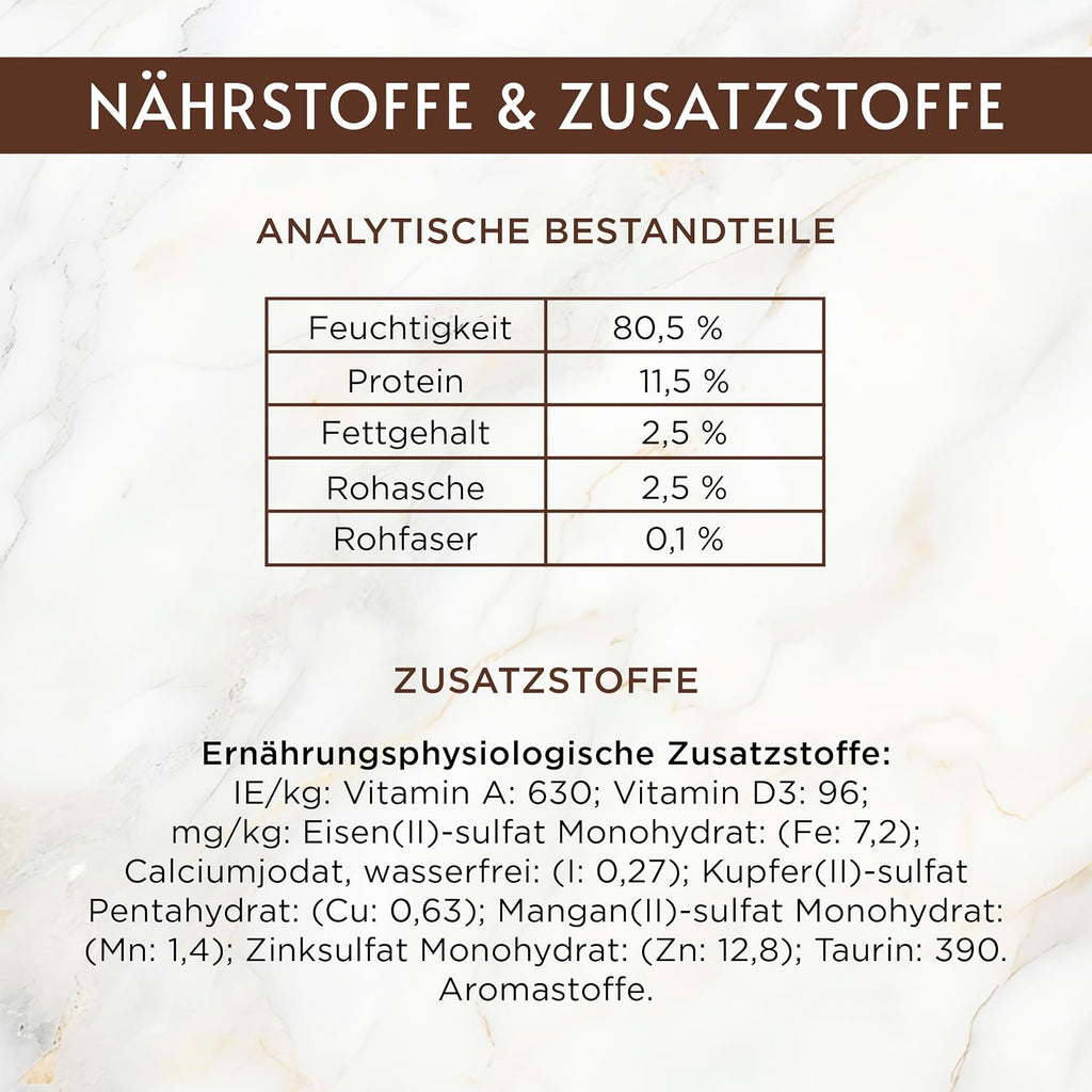 Gourmet A la Carte Nassfutter Katzen Huhn Spinat Pasta-Perlen 26x85g