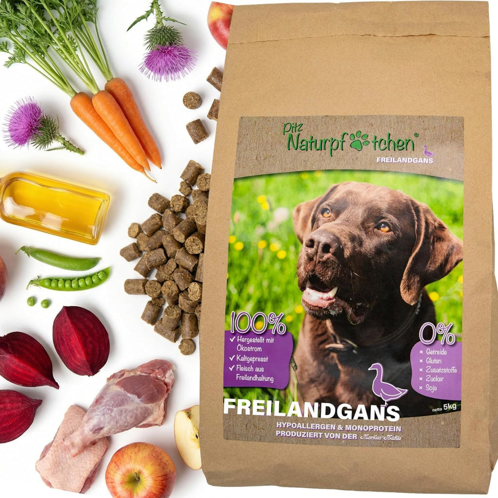 Markus-Muehle NaturNah Hundefutter kaltgepresst mit Huhn und Wild