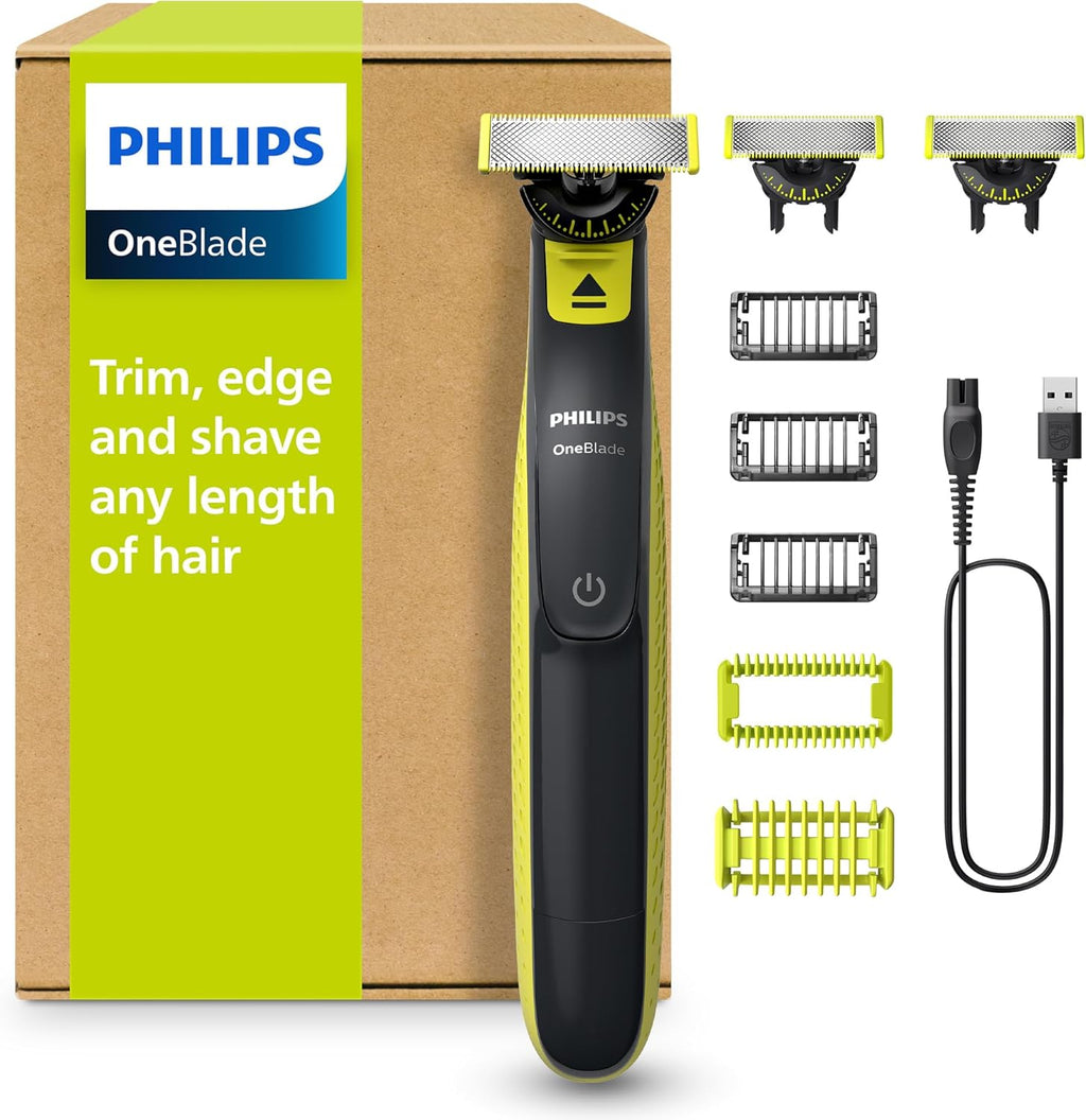 Philips OneBlade 360 Rasierer Trimmer fuer Gesicht und Koerper Nass/Trocken