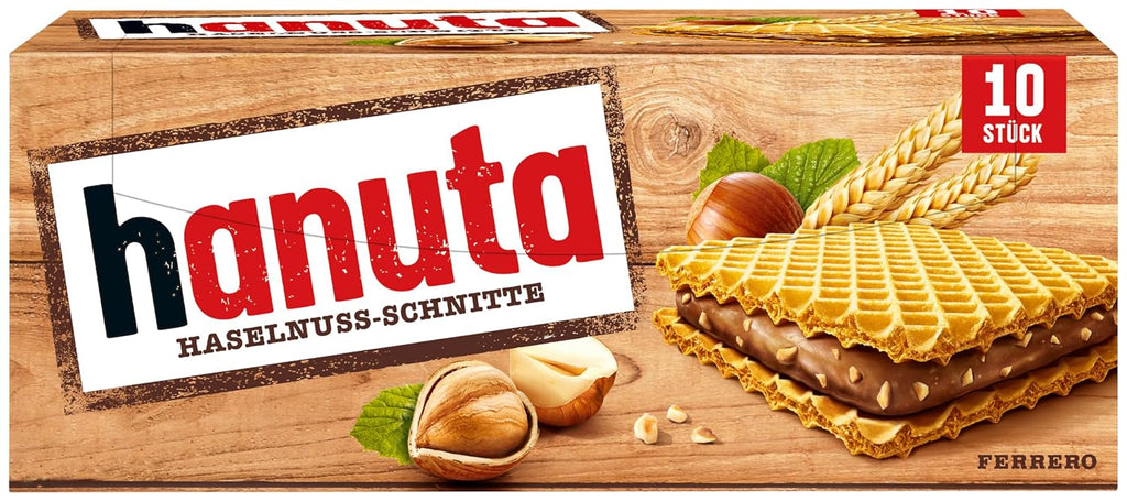 Hanuta Haselnuss Waffelschnitten 10 Stueck