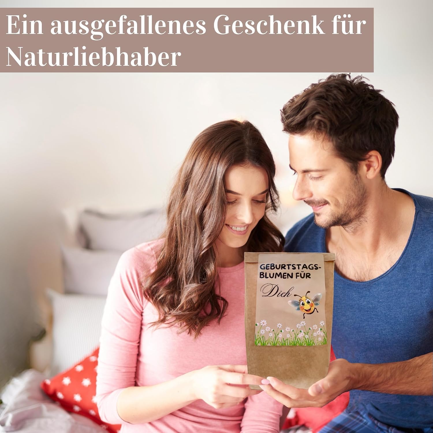 Geburtstagsgeschenk Pflanzset Blumen Samen Geschenk Fuer Frauen Wundertuete