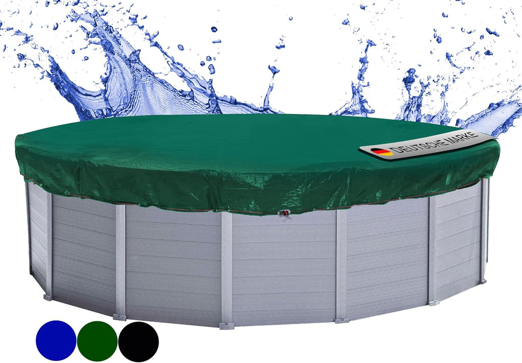 Quick Star Rundabdeckplane Ø420 cm fuer 320-366 cm Pool /m² PE 200cm-650cm