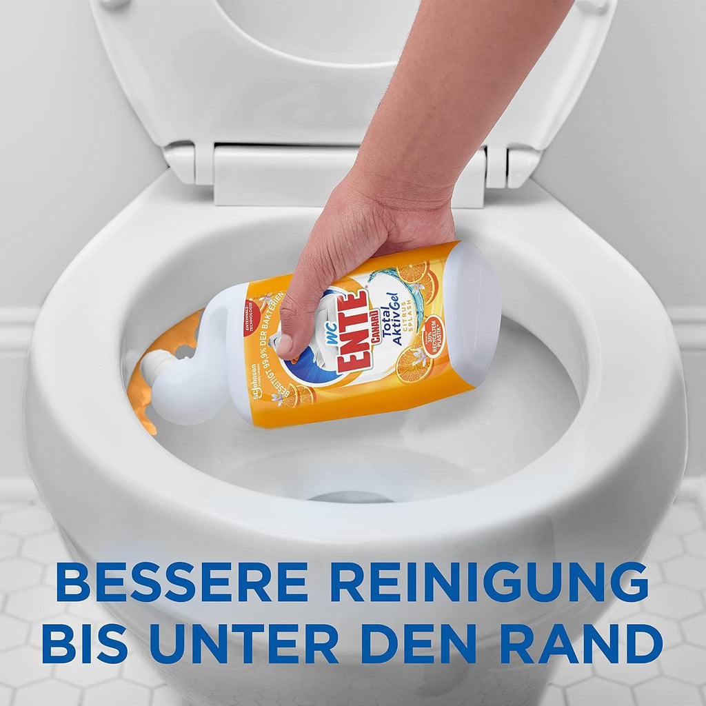 WC-Ente Total Aktiv Gel WC-Reiniger fluessig antibakteriell Toilettenreiniger