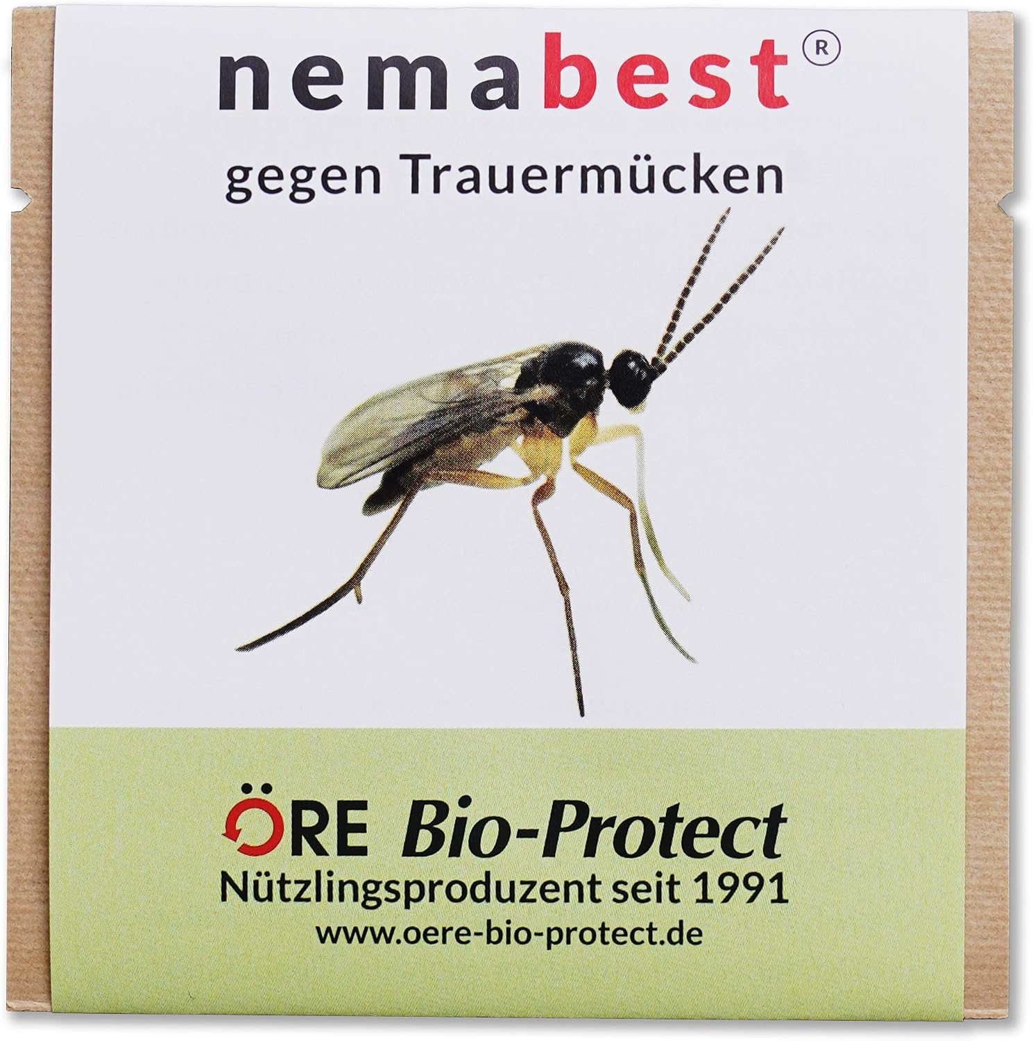nemabest SF Nematoden 6 Mio. fuer 60 Pflanzen / 12 m² gegen Trauermuecken