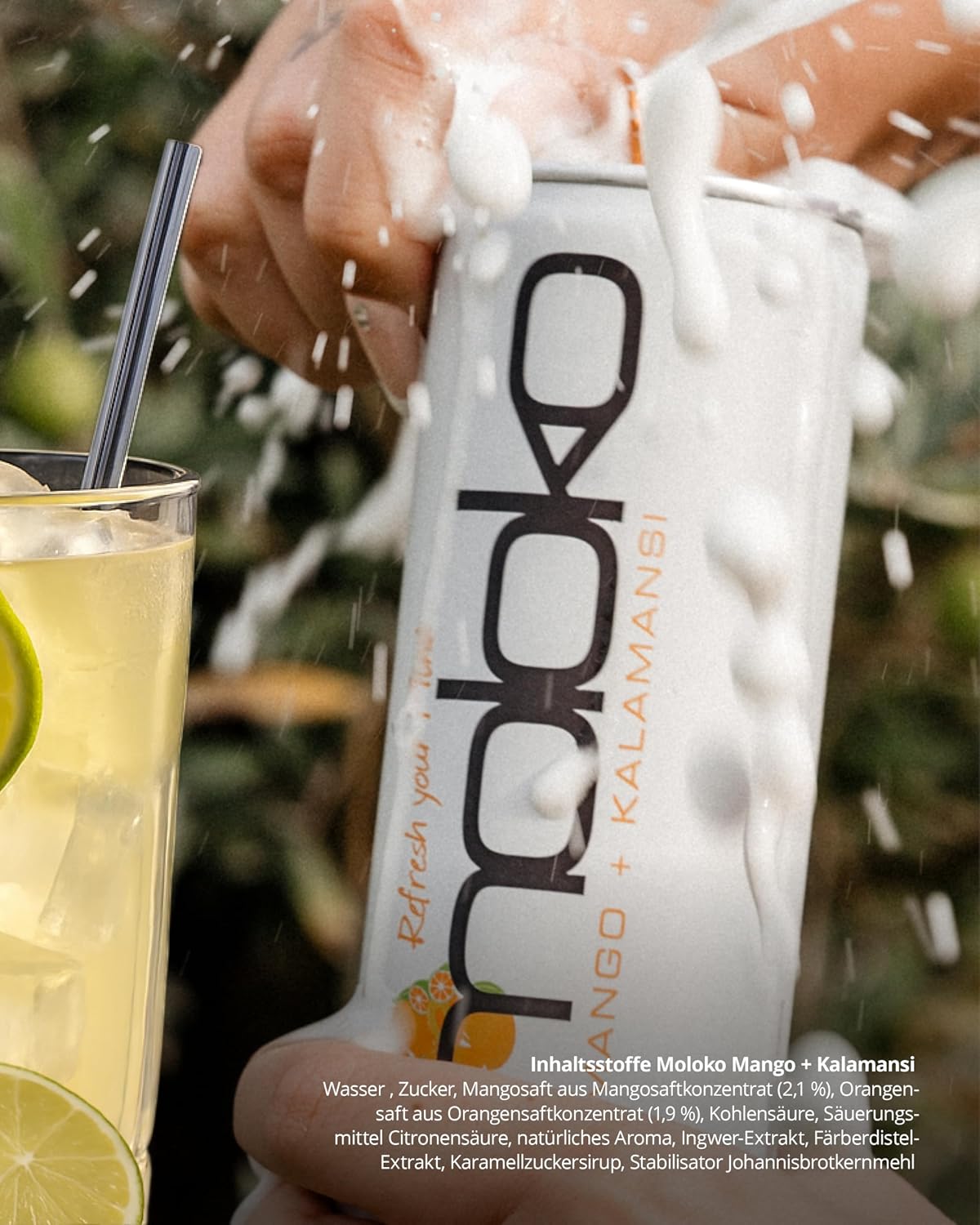Moloko Mango Kalamansi Getraenk 24 x 250 ml Dose Erfrischungsgetraenk