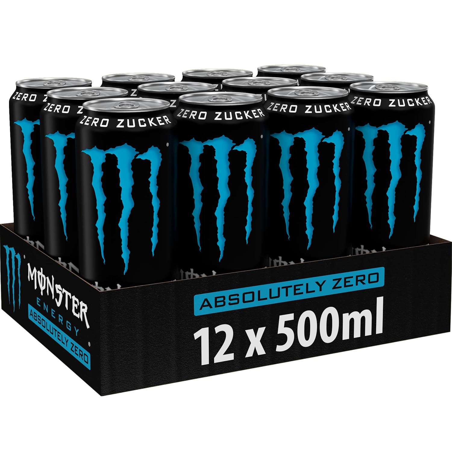Monster Energy Zero Sugar Dose x12 Energydrink zuckerfrei