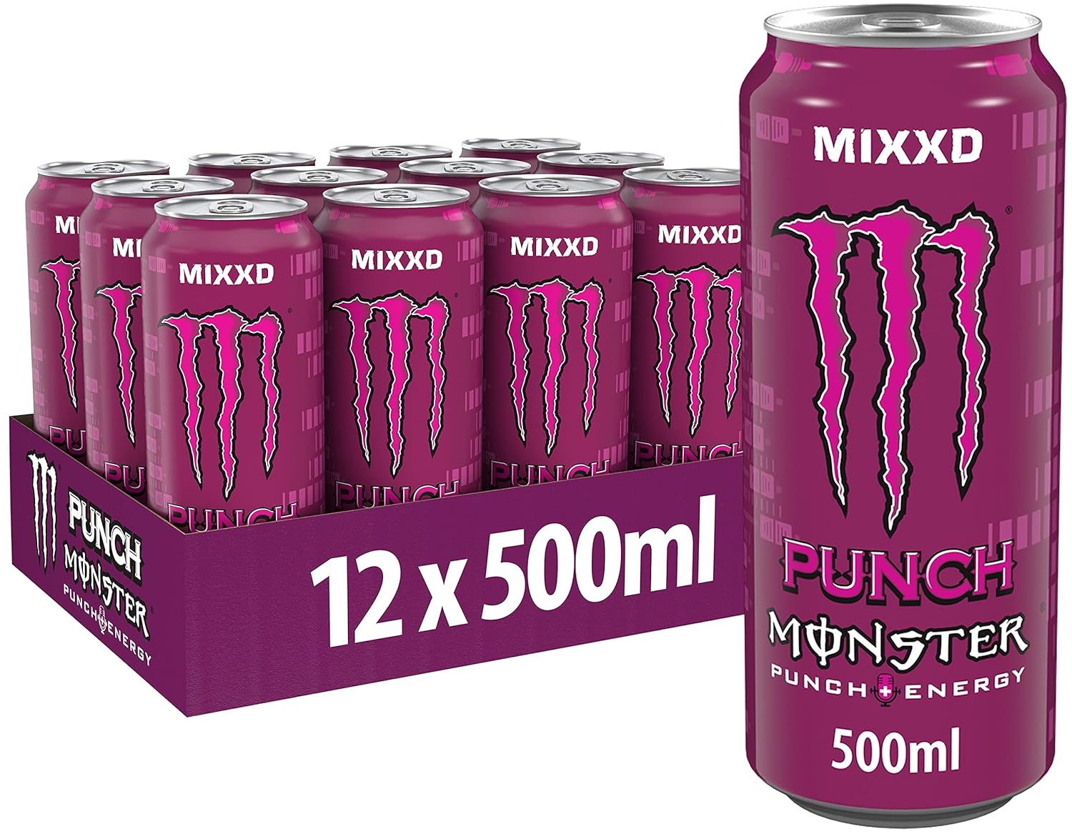 Monster Energy Pipeline Punch, 12x500 ml, Einweg-Dose, mit einem Mix aus Maracuj