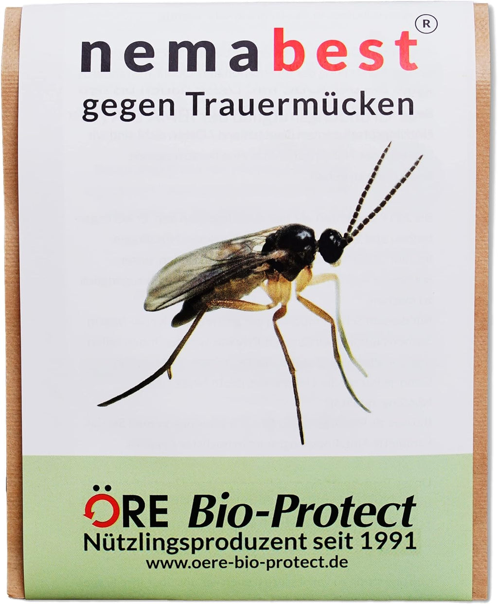 nemabest SF Nematoden 6 Mio. fuer 60 Pflanzen / 12 m² gegen Trauermuecken