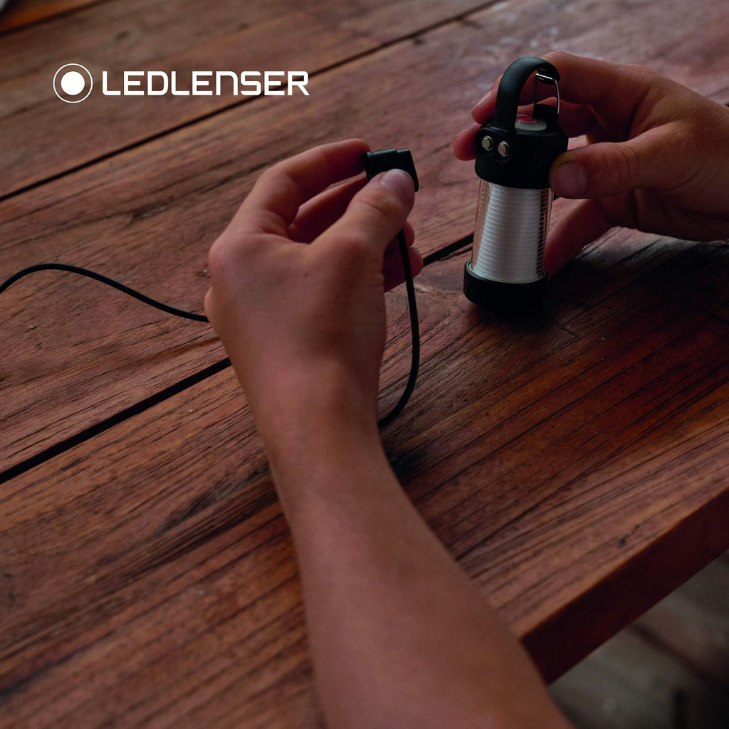 Ledlenser ML4 Warm Light LED Laterne 300 lm, aufladbar, Rotlicht, Schwarz