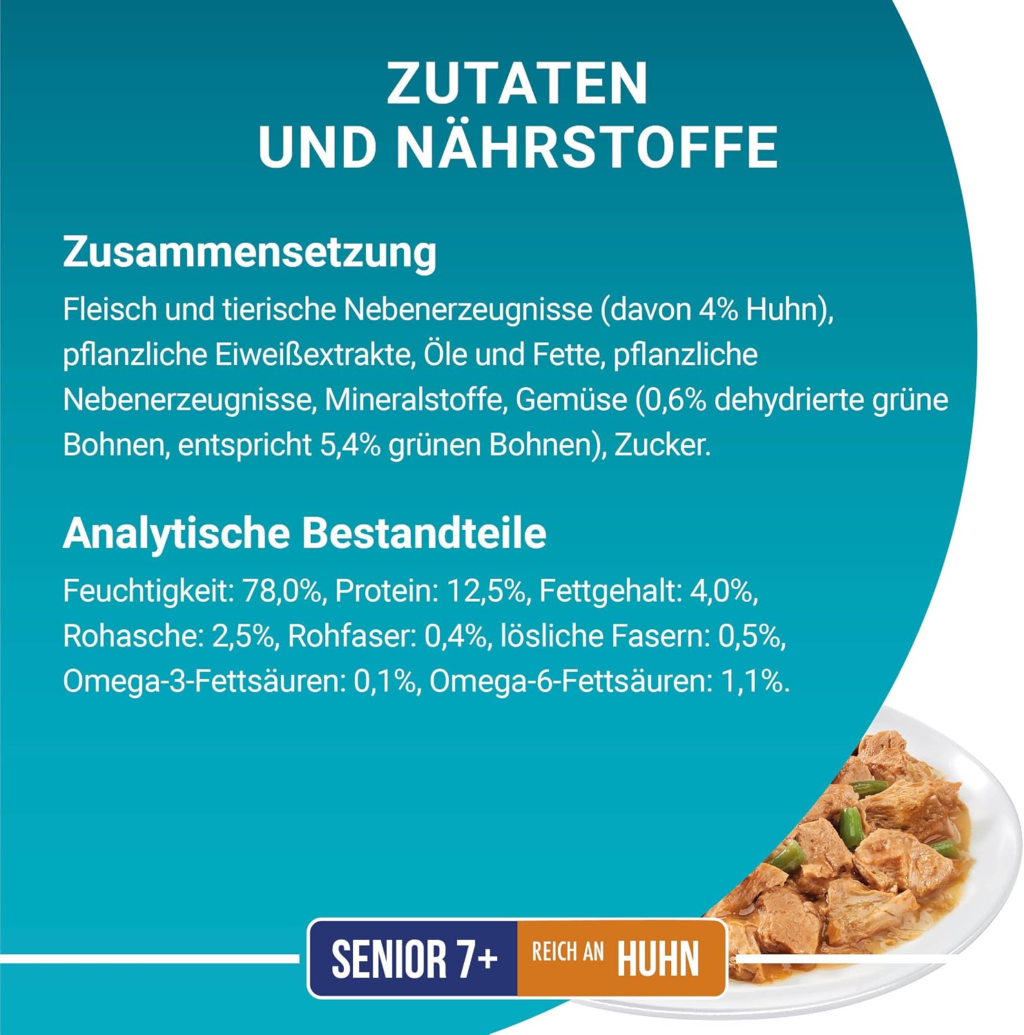 Purina ONE Senior 7+ Katzenfutter nass Huhn 26 x 85g Beutel, 85g
