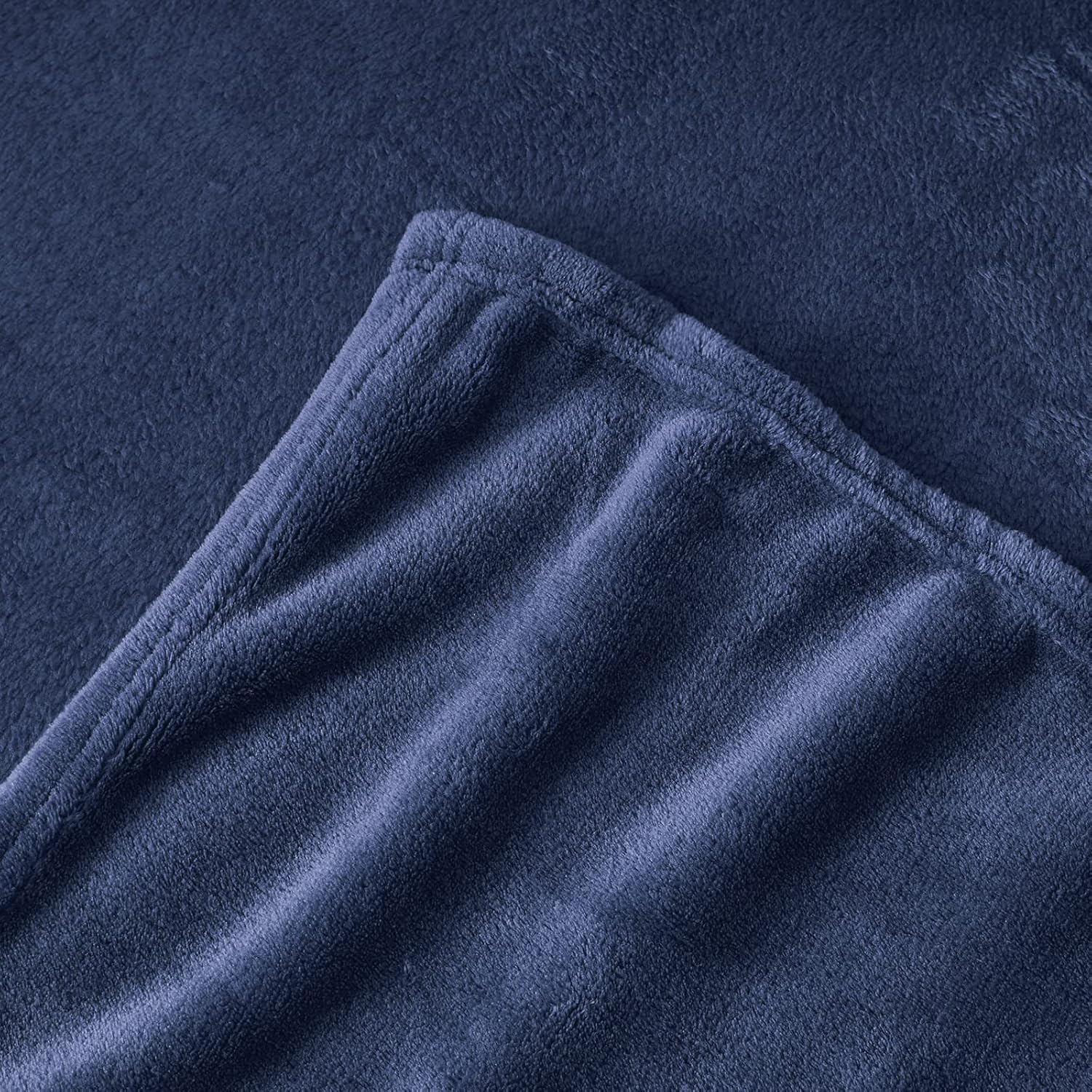 Aisbo Kuscheldecke 150×200 cm Flauschig Fleecedecke Grau 150cm-270cm
