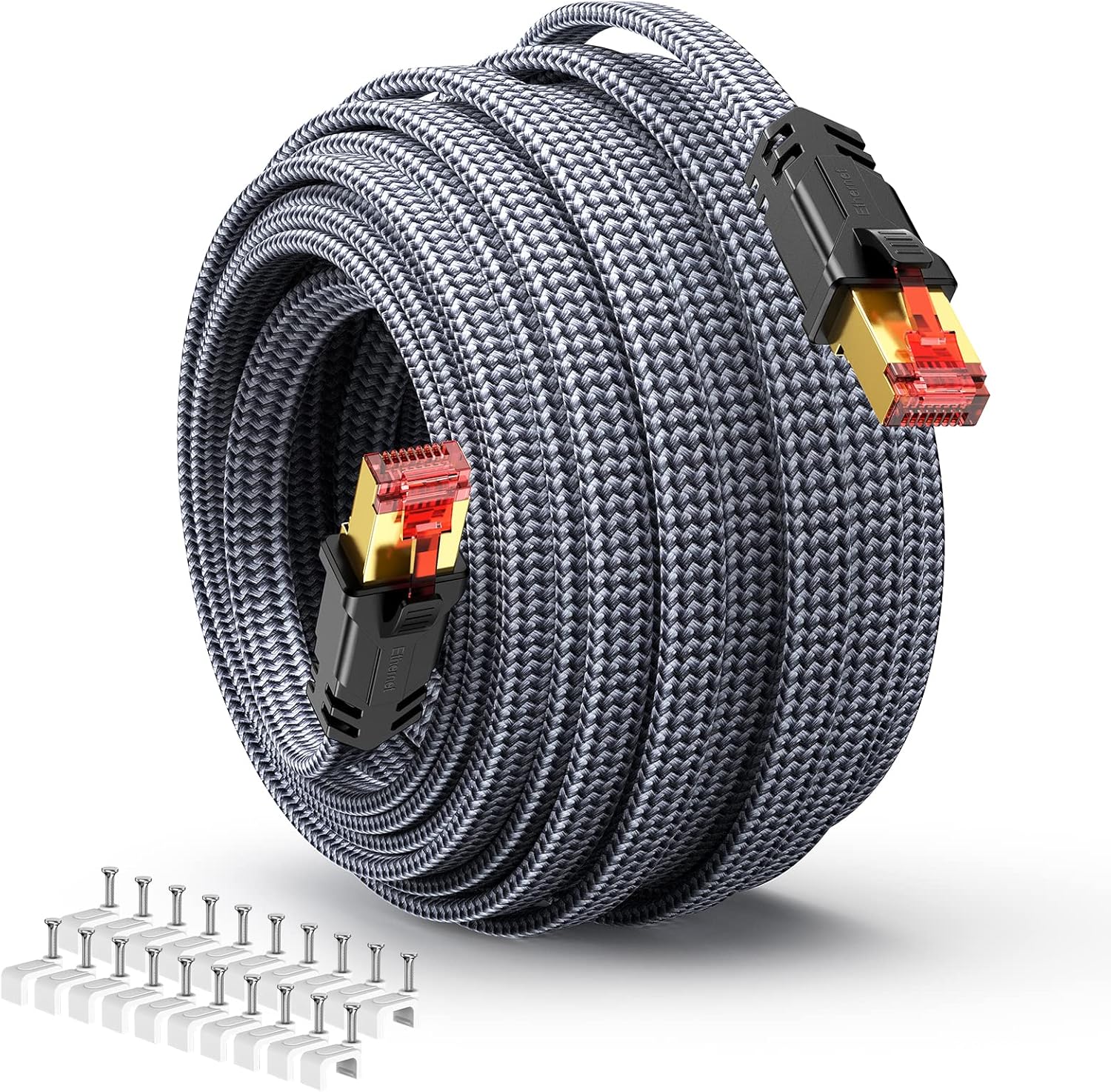 CAT8 Netzwerkkabel 5 m 40 Gbps 2000 MHz Ethernet Kabel 0,25m-31m