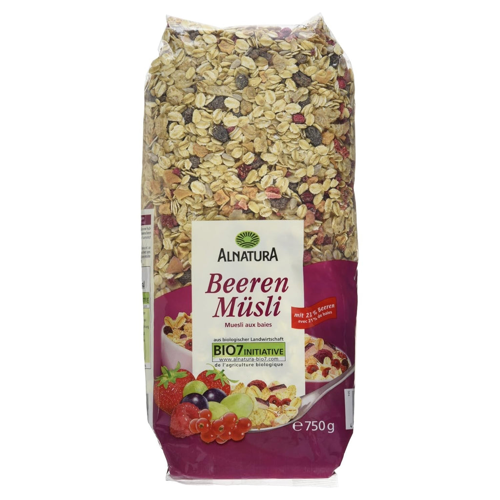 Bio Beerenmuesli Fruehstuecks-Muesli mit Beeren