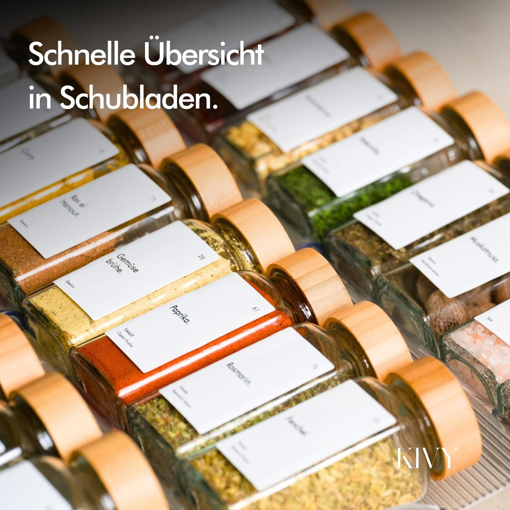 KIVY Salz- und Pfeffermuehle 2er Set mit Keramikmahlwerk Gewuerzmuehlen
